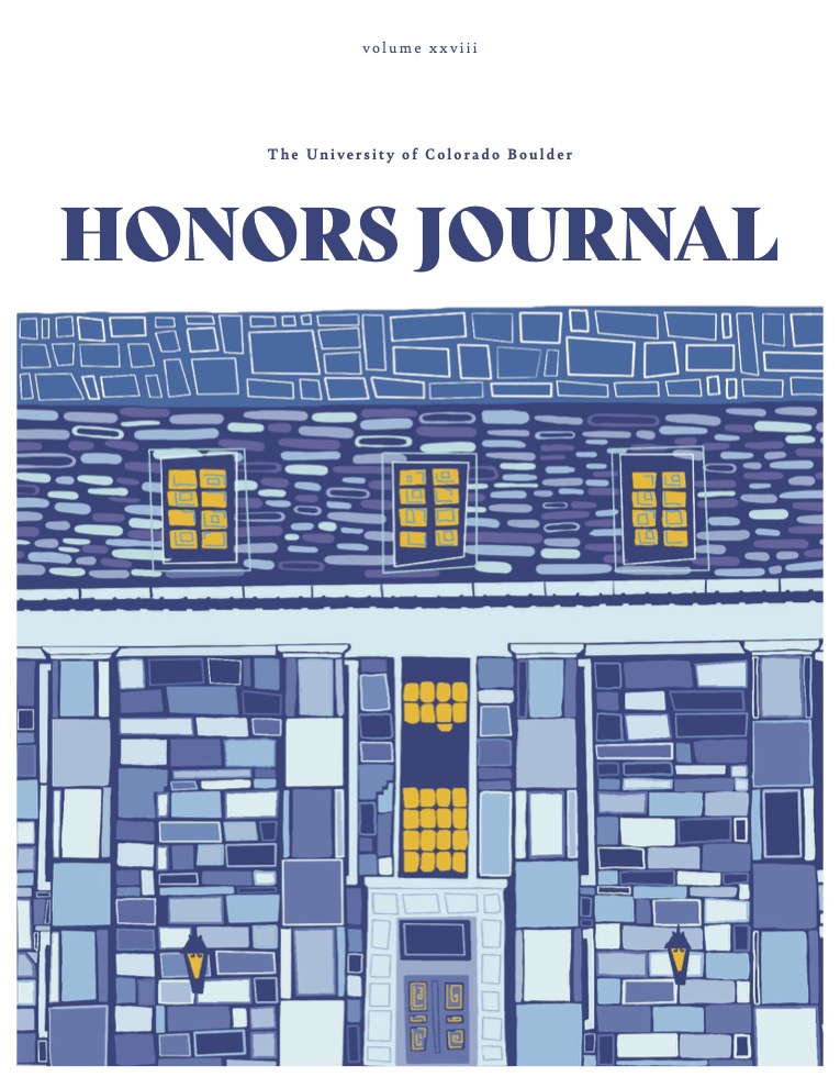2023 Honors Journal cover image